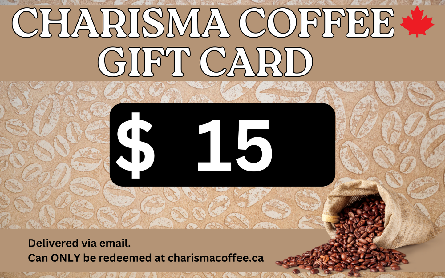 Charisma Coffee Gift Card