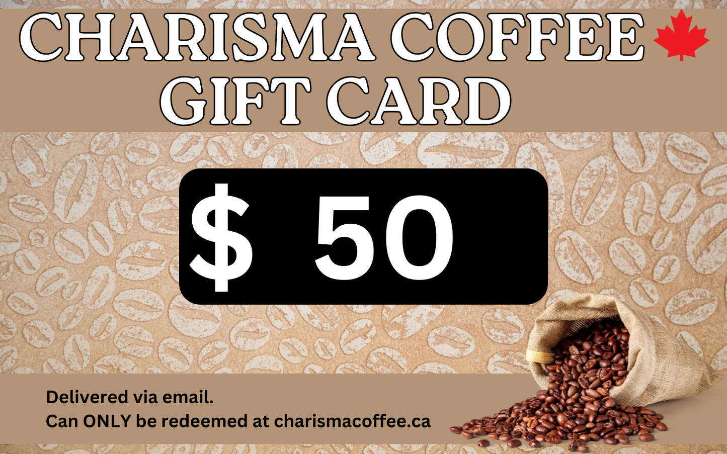 Charisma Coffee Gift Card